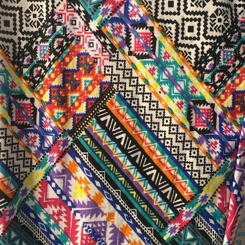Derek Heart multi colored patterned leggings - Picture 2 of 6